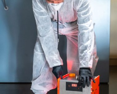 Intervento sanificazione perossido idrogeno covid